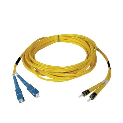 "Duplex Singlemode 8.3/125 Fiber Patch Cable (SC/ST), 5M (16-ft.)" (tripp_N354-05M)