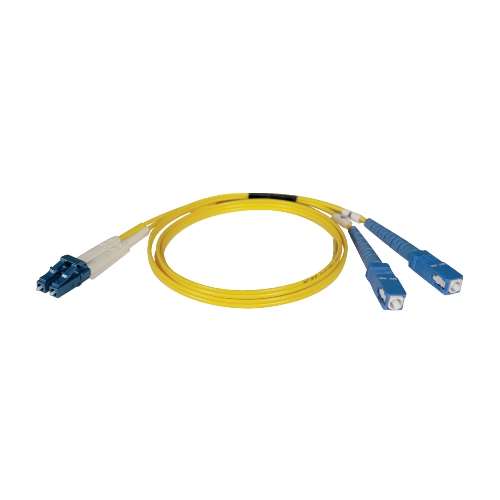 "Duplex Singlemode 8.3/125 Fiber Patch Cable (LC/SC), 1M (3-ft.)" (tripp_N366-01M)