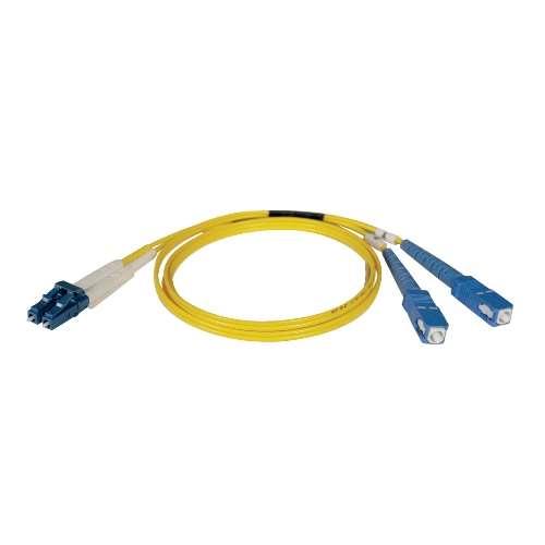 "Duplex Singlemode 8.3/125 Fiber Patch Cable (LC/SC), 10M (33-ft.)" (tripp_N366-10M)