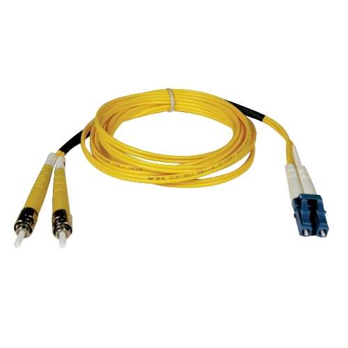 "Duplex Singlemode 8.3/125 Fiber Patch Cable (LC/ST), 5M (16-ft.)" (tripp_N368-05M)