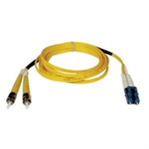 "Duplex Singlemode 8.3/125 Fiber Patch Cable (LC/ST), 7M (23-ft.)" (tripp_N368-07M)