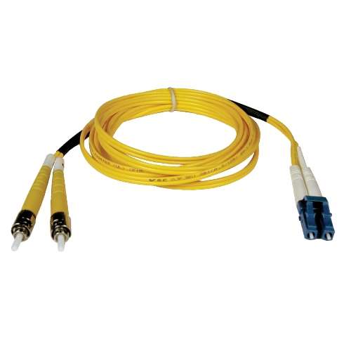 "Duplex Singlemode 8.3/125 Fiber Patch Cable (LC/ST), 10M (33-ft.)" (tripp_N368-10M)