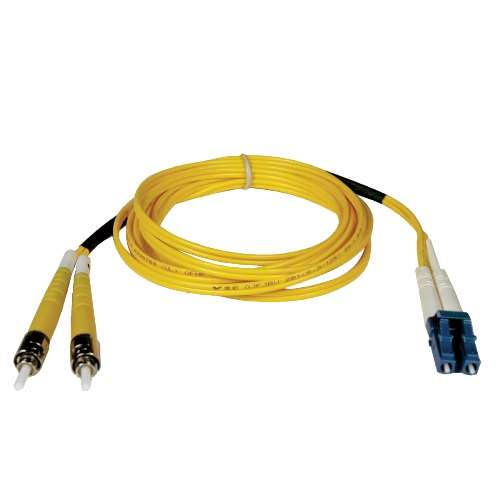 "Duplex Singlemode 8.3/125 Fiber Patch Cable (LC/ST), 15M (50-ft.)" (tripp_N368-15M)