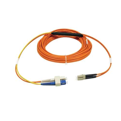 "Fiber Optic Mode Conditioning Patch Cable (SC/LC), 1M (3-ft.)" (tripp_N424-01M)