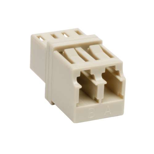 "Duplex Multimode Fiber Optic Coupler, (LC/LC)" (tripp_N455-000-PM)