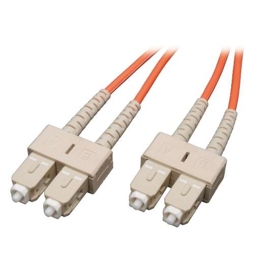 "Duplex Multimode 50/125 Fiber Patch Cable (SC/SC), 15M (50-ft.)" (tripp_N506-15M)