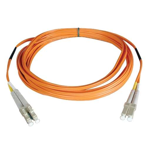 "Duplex Multimode 50/125 Fiber Plenum Rated Patch Cable (LC/LC), 30M (100-ft.)" (tripp_N520-30M-P)