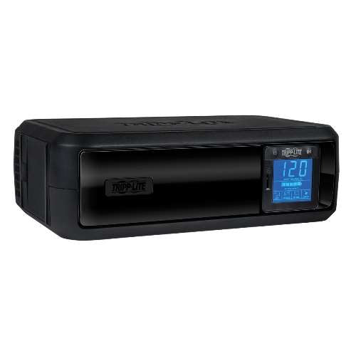 "OmniSmart LCD 120V 650VA 350W Line-Interactive UPS, Tower, LCD display, USB port" (tripp_OMNI650LCD)