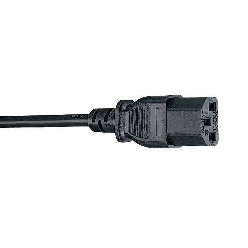 "Standard Computer Power Extension Cord, 10A, 18AWG (IEC-320-C14 to IEC-320-C13), 6-ft." (tripp_P004-006)