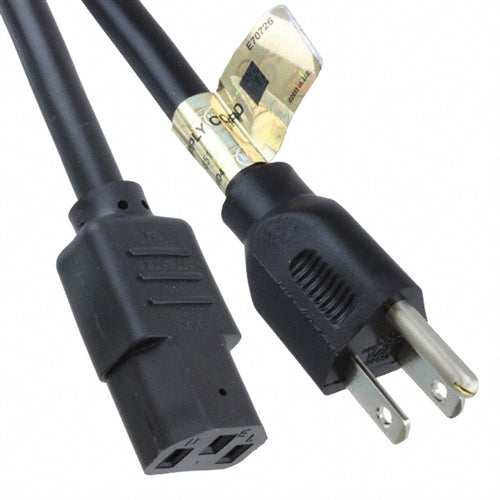 "Heavy-Duty Computer Power Cord, 10A, 14AWG (NEMA 5-15P to IEC-320-C13), 6-ft." (tripp_P007-006)