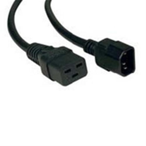 "Heavy-Duty Power Extension Cord, 15A, 14AWG (IEC-320-C19 to IEC-320-C14), 2-ft." (tripp_P047-002)