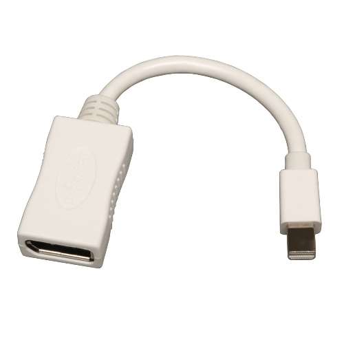 "Mini DisplayPort to DisplayPort Cable Adapter, Video Converter, 2560x1600 (M/F)" (tripp_P139-06N-DP)