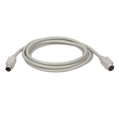 "PS/2 Keyboard or Mouse Extension Cable (Mini-DIN6 M/F), 10-ft." (tripp_P222-010)