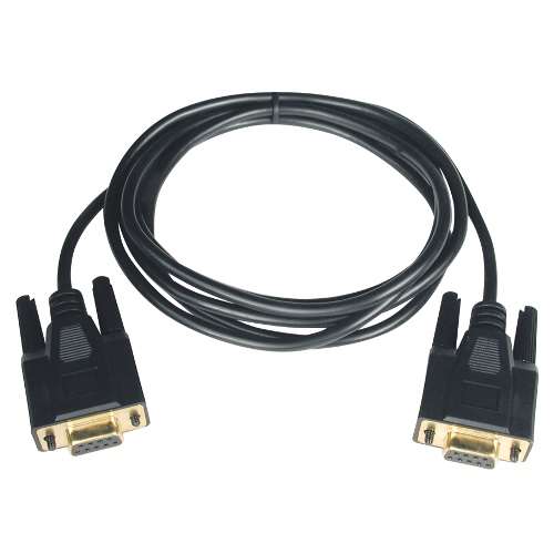 "Null Modem Serial DB9 Serial Cable (DB9 F/F), 10-ft." (tripp_P450-010)