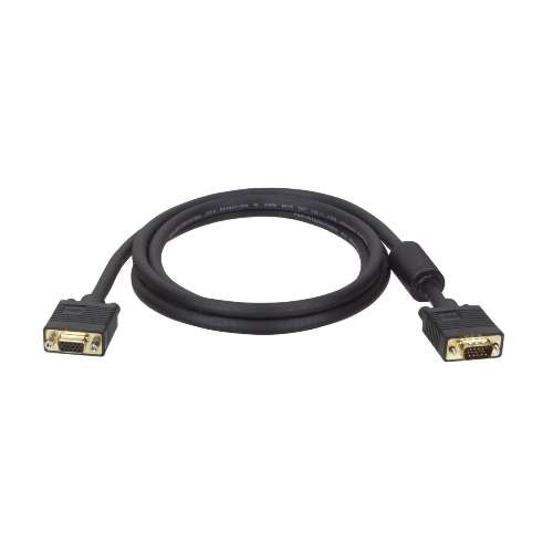 "VGA Coax Monitor Extension Cable, High Resolution Cable with RGB Coax (HD15 M/F), 75-ft." (tripp_P500-075)