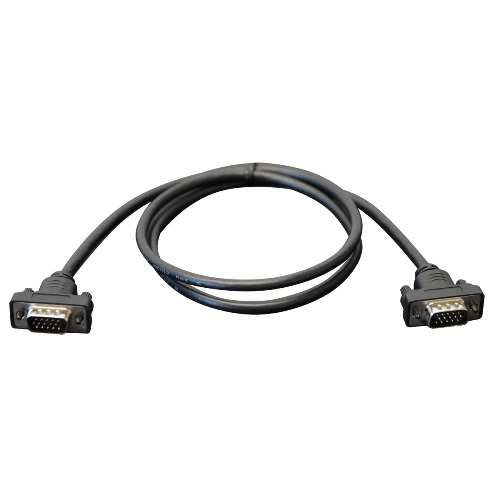 "Low-Profile VGA Coax Monitor Cable, High Resolution Cable with RGB Coax (HD15 M/M), 6-ft." (tripp_P502-006-SM)