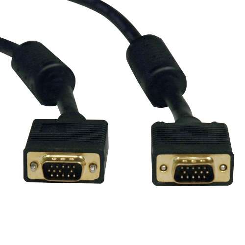 "VGA Coax Monitor Cable, High Resolution Cable with RGB Coax (HD15 M/M), 15-ft." (tripp_P502-015)