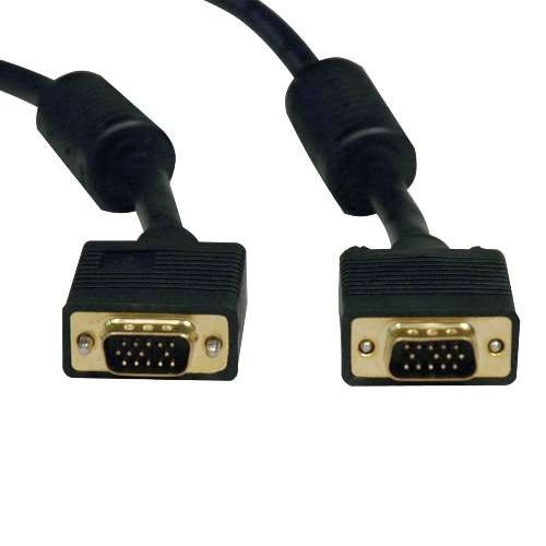 "VGA Coax Monitor Cable, High Resolution Cable with RGB Coax (HD15 M/M), 25-ft." (tripp_P502-025)