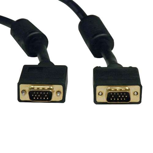 "VGA Coax Monitor Cable, High Resolution Cable with RGB Coax (HD15 M/M), 50-ft." (tripp_P502-050)