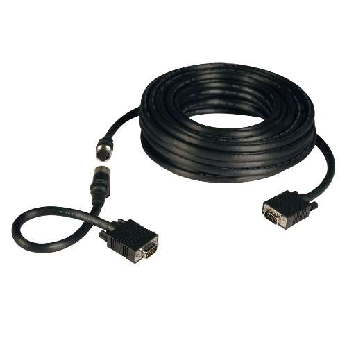 "VGA Coax Easy Pull Monitor Cable, High Resolution Cable with RGB Coax (HD15 M/M), 50-ft." (tripp_P503-050)