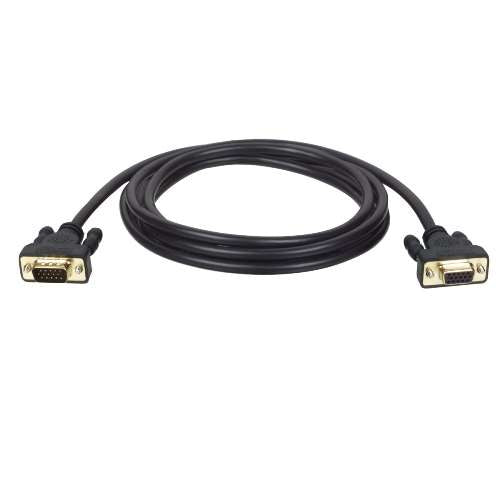 "VGA Monitor Extension Cable, 640x480 (HD15 M/F), 10-ft." (tripp_P510-010)