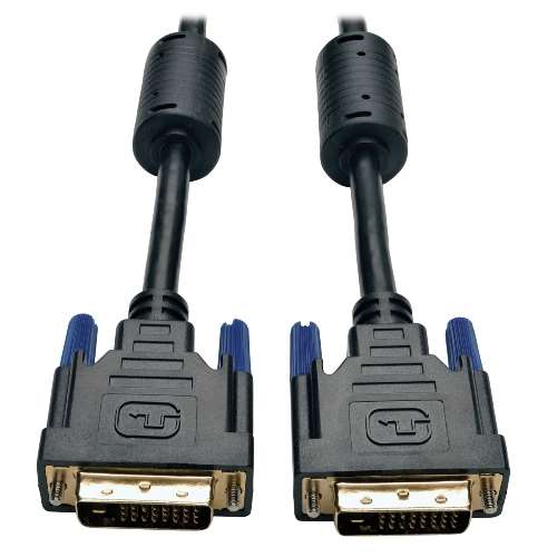 "DVI Dual Link Cable, Digital TMDS Monitor Cable (DVI-D M/M), 3-ft." (tripp_P560-003)