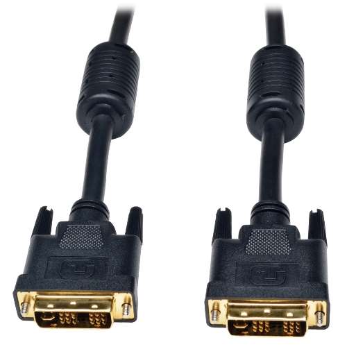 "DVI Single Link Cable, Digital and Analog TMDS Monitor Cable (DVI-I M/M), 6-ft." (tripp_P561-006-SLI)