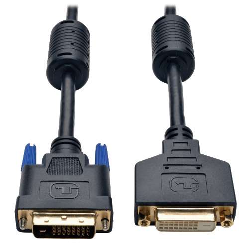 "DVI Dual Link Extension Cable, Digital TMDS Monitor Cable (DVI-D M/F), 10-ft." (tripp_P562-010)