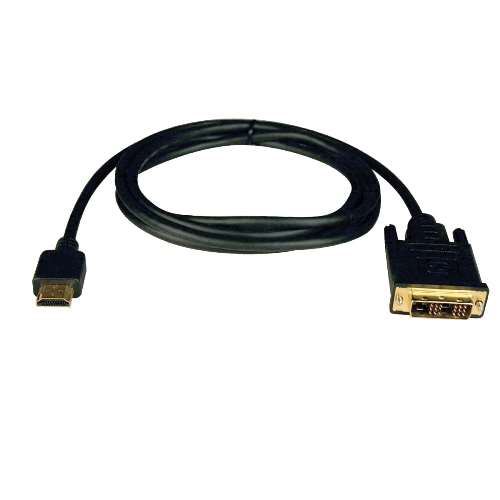 "HDMI to DVI Cable, Digital Monitor Adapter Cable (HDMI to DVI-D M/M), 6-ft." (tripp_P566-006)