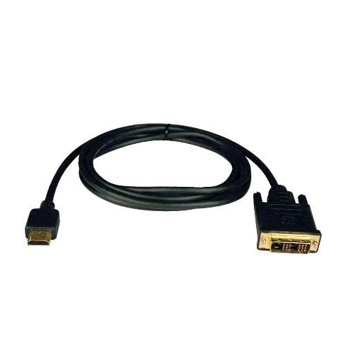 "HDMI to DVI Cable, Digital Monitor Adapter Cable (HDMI to DVI-D M/M), 10-ft." (tripp_P566-010)