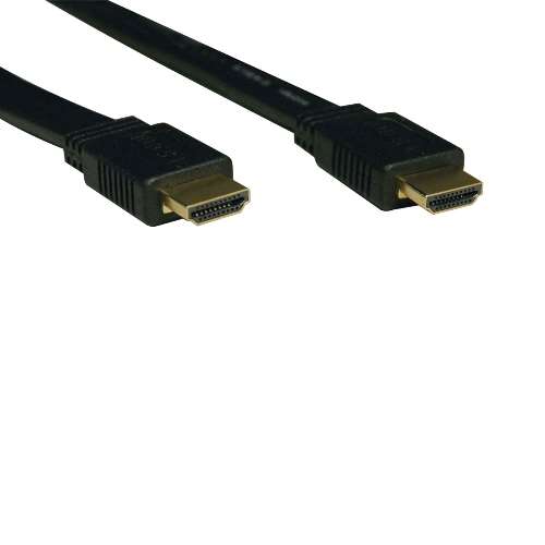 "High Speed HDMI Flat Cable, Ultra HD 4K x 2K, Digital Video with Audio (M/M), Black, 16-ft." (tripp_P568-016-FL)