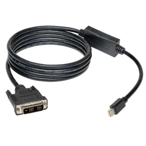 "Mini DisplayPort to DVI Cable Adapter (M/M), 6-ft." (tripp_P586-006-DVI)