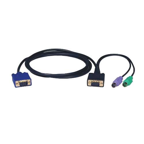 "PS/2 (3-in-1) Cable Kit for KVM Switch B004-008, 6-ft." (tripp_P750-006)