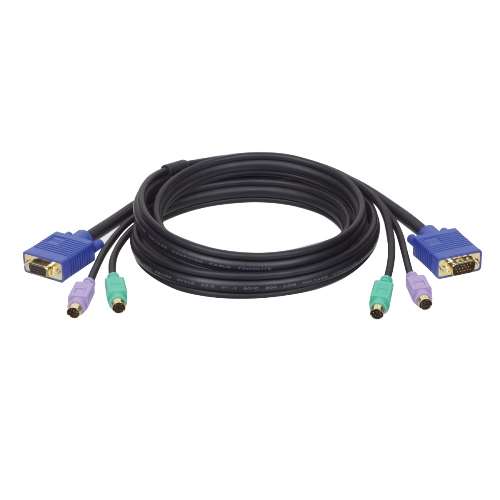 "PS/2 (3-in-1) Cable Kit for KVM Switch B007-008, 6-ft." (tripp_P753-006)