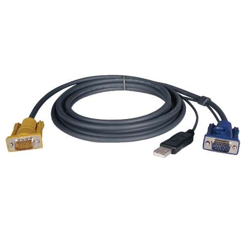 "USB (2-in-1) Cable Kit for NetDirector KVM Switch B020-Series and KVM B022-Series, 19-ft." (tripp_P776-019)