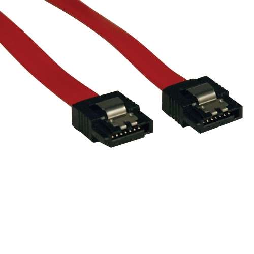 "Serial ATA (SATA) Latching Signal Cable (7Pin/7Pin), 8-in." (tripp_P940-08I)