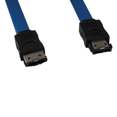 "eSATA, SATA-II External Signal Shielded Cable (7Pin/7Pin), 36-in." (tripp_P950-36I)