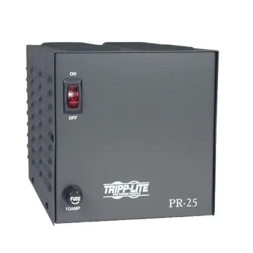 "TAA-Compliant 25-Amp DC Power Supply, 13.8VDC, Precision Regulated AC-to-DC Conversion" (tripp_PR25)