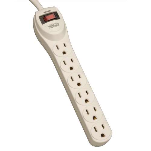 "Waber-by-Tripp Lite 6-Outlet Industrial Power Strip, 4-ft. Cord" (tripp_PS6)