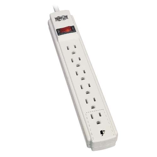 "Power It! 6-Outlet Power Strip, 15-ft. Cord" (tripp_PS615)