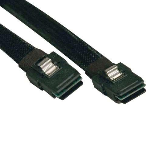 "Internal SAS Cable, mini-SAS (SFF-8087) to mini-SAS (SFF-8087), 3-ft. (1M)" (tripp_S506-003)