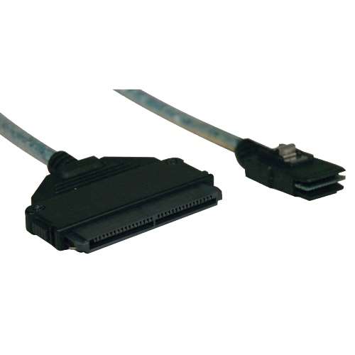 "Internal SAS Cable, mini-SAS (SFF-8087) to 4-in-1 32pin (SFF-8484), 18-in. (0.5M)" (tripp_S510-18N)