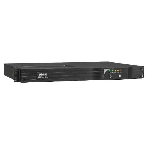 "TAA-Compliant SmartPro 120V 1kVA 800W Line-Interactive Sine Wave UPS, 1U Rackmount, SNMPWEBCARD Option, USB, DB9 Serial" (tripp_SM1000RM1UTAA)