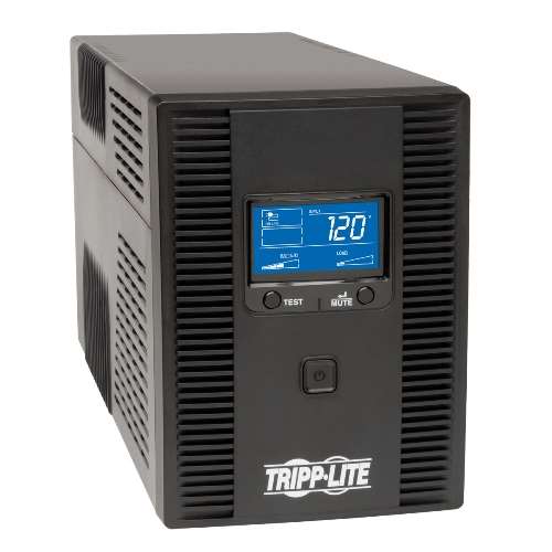 "SmartPro LCD 120V 1300VA 720W Line-Interactive UPS, AVR, Tower, LCD, USB, 8 Outlets" (tripp_SMART1300LCDT)