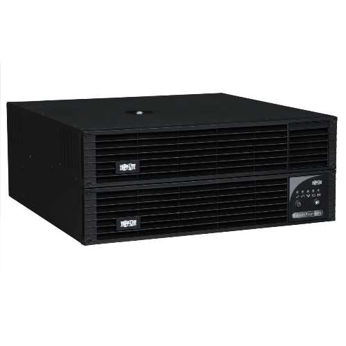 "SmartPro 120V 2.2kVA 1.9kW Line-Interactive Sine Wave UPS, 4U 2-Post Reduced-Depth Rackmount, Extended Run, SNMPWEBCARD Option, USB, DB9 Serial" (tripp_SMART2200CRMXL)