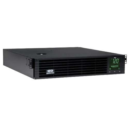 "SmartPro 120V 2.2kVA 1.92kW Line-Interactive Sine Wave UPS, 2U Rack/Tower, Pre-installed SNMPWEBCARD, LCD Display, USB, DB9 Serial" (tripp_SMART2200RM2UN)