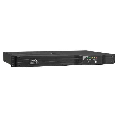 "SmartPro 120V 500VA 300W Line-Interactive UPS, 1U Rack/Tower, SNMPWEBCARD Option, USB, DB9 Serial" (tripp_SMART500RT1U)