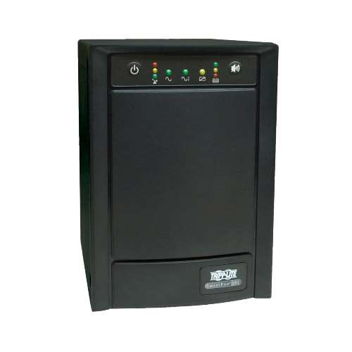 "SmartPro 120V 750VA 500W Line-Interactive Sine Wave UPS, Tower, SNMPWEBCARD Option, USB, DB9 Serial" (tripp_SMART750SLT)