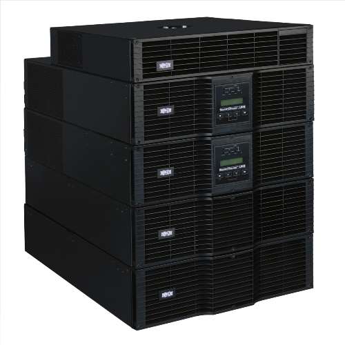 "SmartOnline 208/240 & 120V 16kVA 14.4kW Double-Conversion UPS, N+1, 14U Rack/Tower, Extended Run, SNMPWEBCARD Option, USB, DB9 Serial, Bypass Switch" (tripp_SU16KRT-1TF)