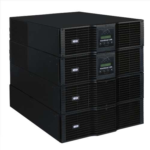 "SmartOnline 208/240V 16kVA 14.4kW Double-Conversion UPS, N+1, 12U Rack/Tower, Extended Run, SNMPWEBCARD Option, USB, DB9 Serial, Bypass Switch, L6-20R" (tripp_SU16KRT8)